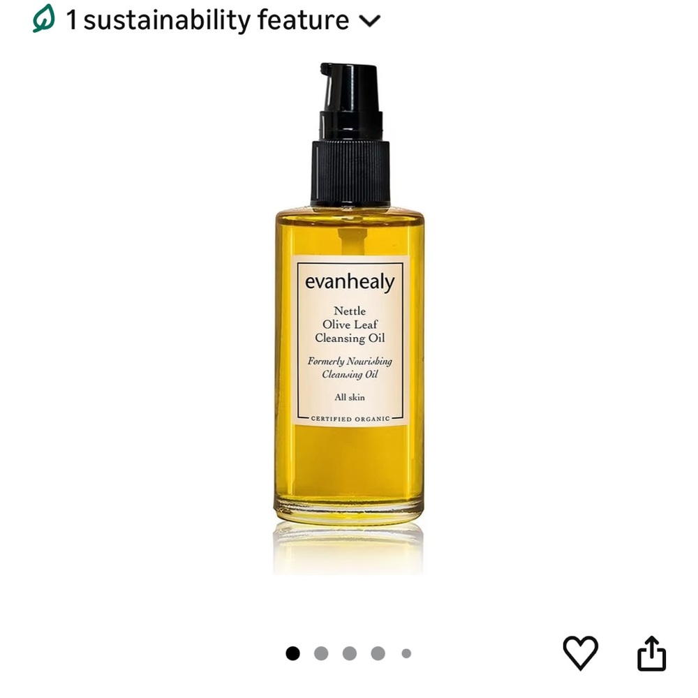 Nettle Olive Leaf Cleansing Oil - Yellow